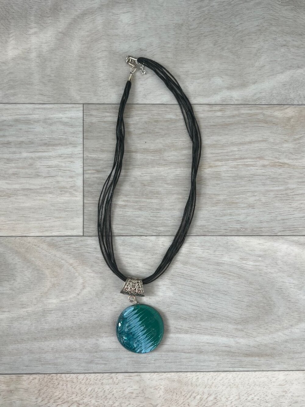 Handmade Turquois Glass Necklace